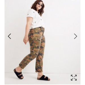The High-Rise Slim Boyjean in Cottontail Camo